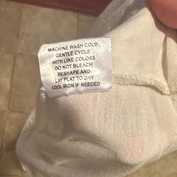 Shannon Ford Cream Lace Blouse size large - Picture 7 of 7